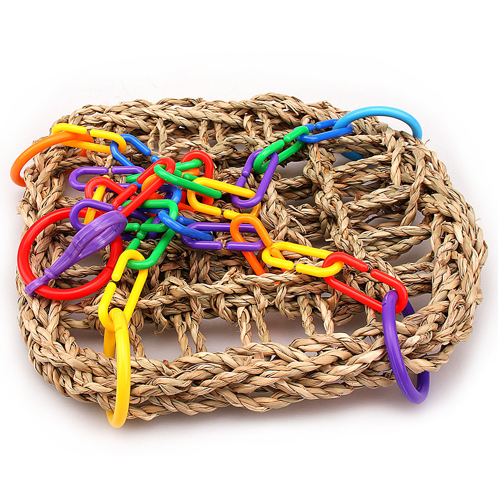 Toy Bird Grass Net Parrot Swing photo 4