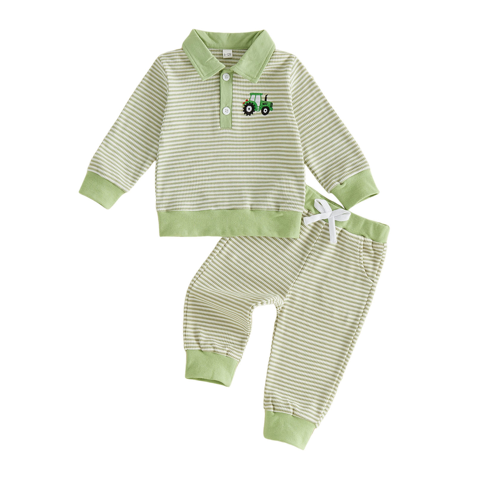 Childrens Long-sleeve Zip-up Top And Pants Set photo 2