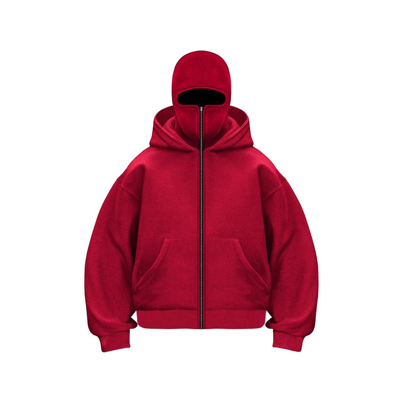 Men's And Women's Double-headed Zipper Hoodie photo 1