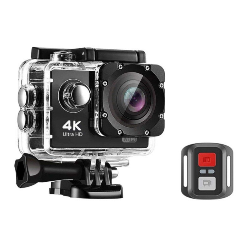 4K HD Waterproof Action Camera With Remote Control For Outdoor Cycling photo 2