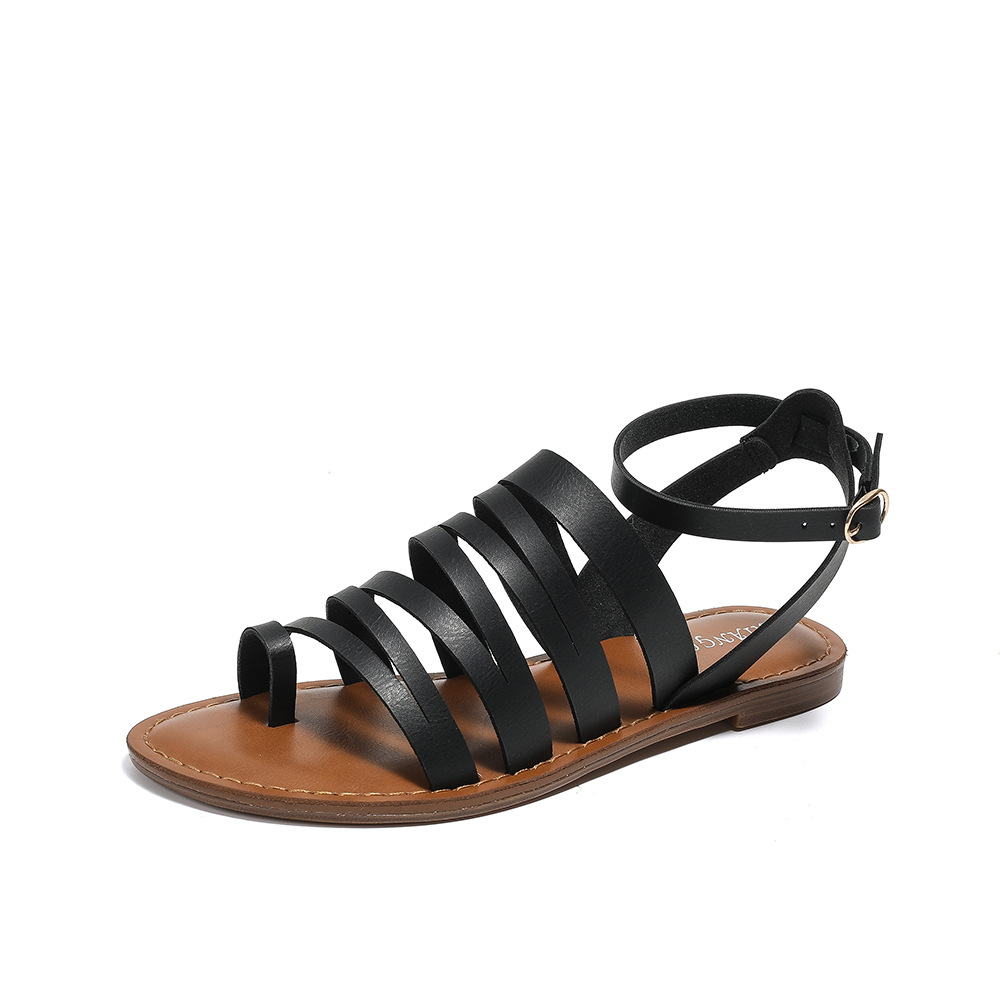 Arrival Comfortable Flat Womens Sandals With Delicate Straps Versatile And Easy To Match photo 5