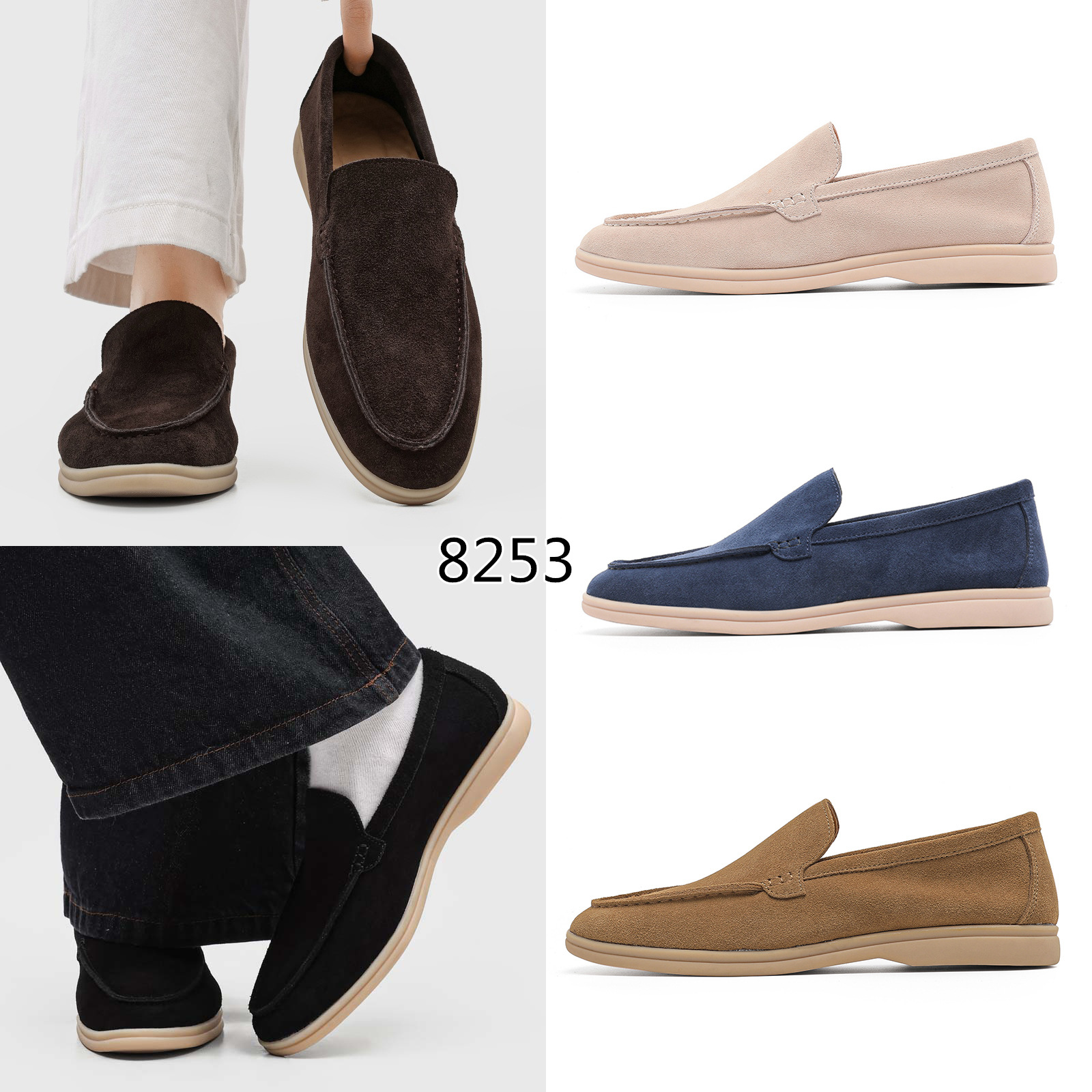 French-style Vintage Suede Shoes Trendy Outdoor Work Boots photo 8