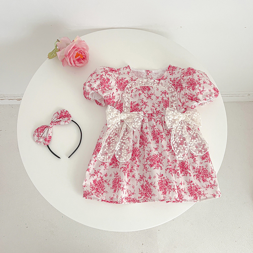 Summer Short-sleeved Dress For Girls photo 3