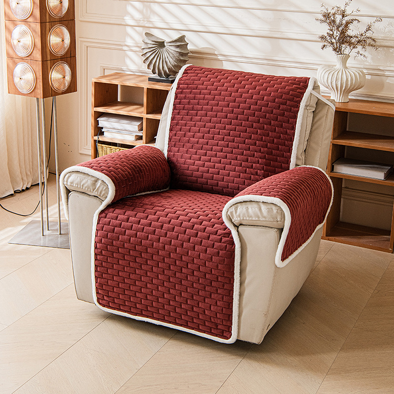 Solid-color Protective Cover For A Pet Sofa With A One-piece Design photo 8