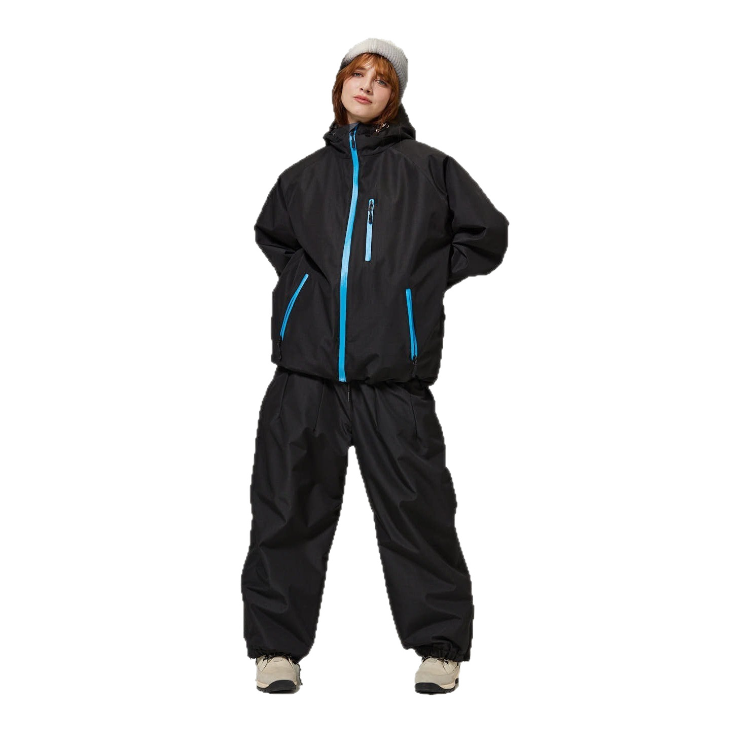 Unisex Windproof And Waterproof Loose-fitting Fashionable Ski Suit Set photo 7