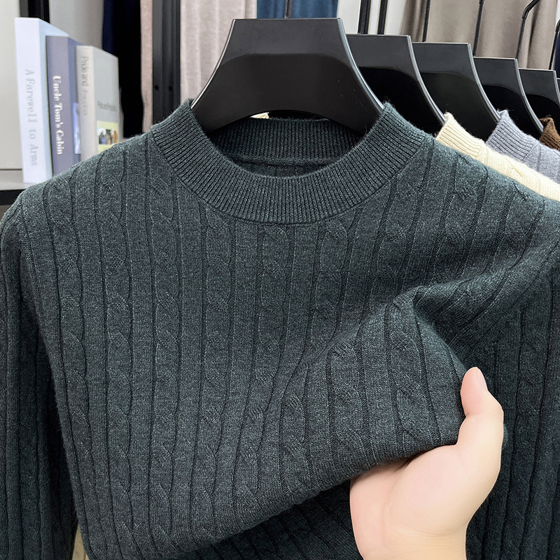 Stylish Casual Versatile And Warm Wool Base Sweater photo 2