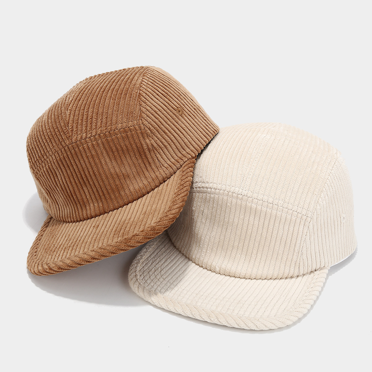 Fashionable Vintage Hip-hop Artistic Corduroy Baseball Cap For Fall And Winter photo 7