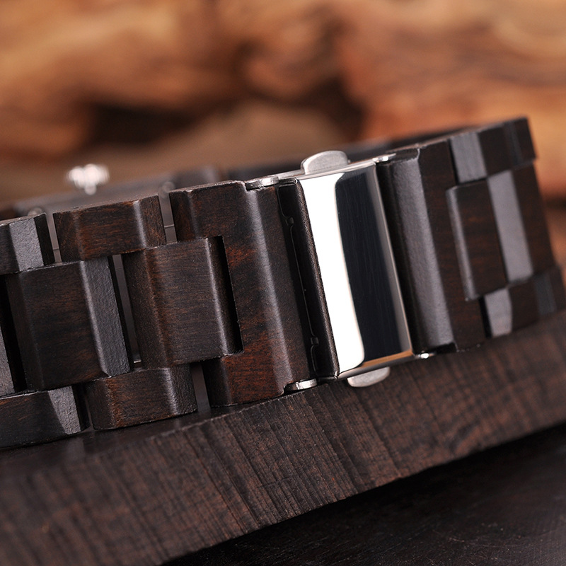 S02 Wooden Decoration Quartz Watch photo 4