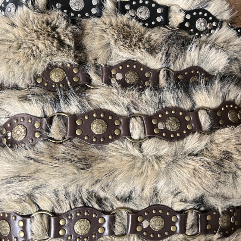 New Western Cowboy-style Plush Belt photo 2
