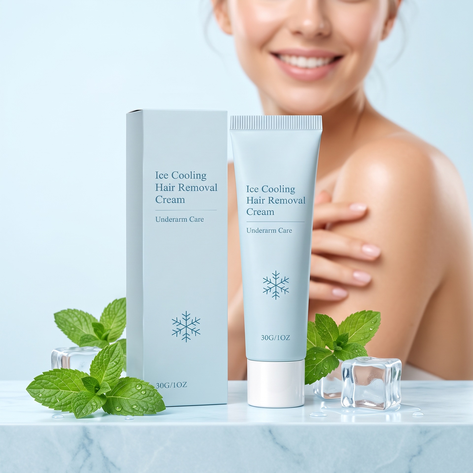 Icy Mint Cooling Body Gentle Hair Removal Cream photo 1