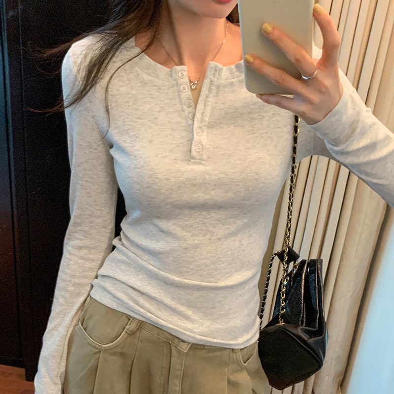 Women's Fashionable Casual Bottoming Shirt photo 5
