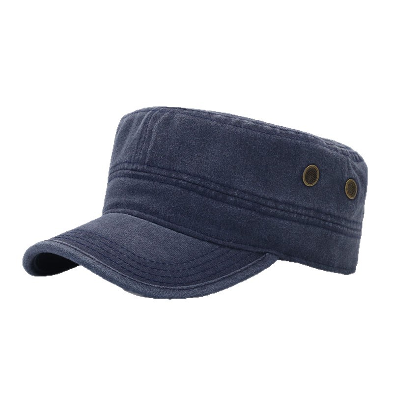 All-match Flat Top Military Cap Men And Women photo 3