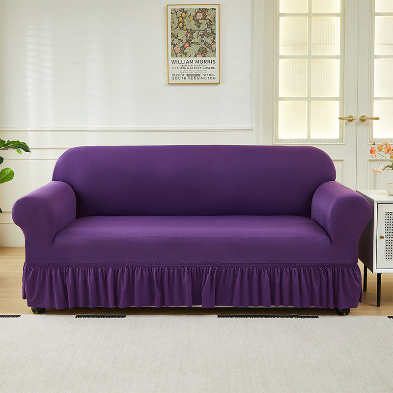 All-inclusive Four-season Fully Covering Elastic Milk Silk Sofa Cover photo 7