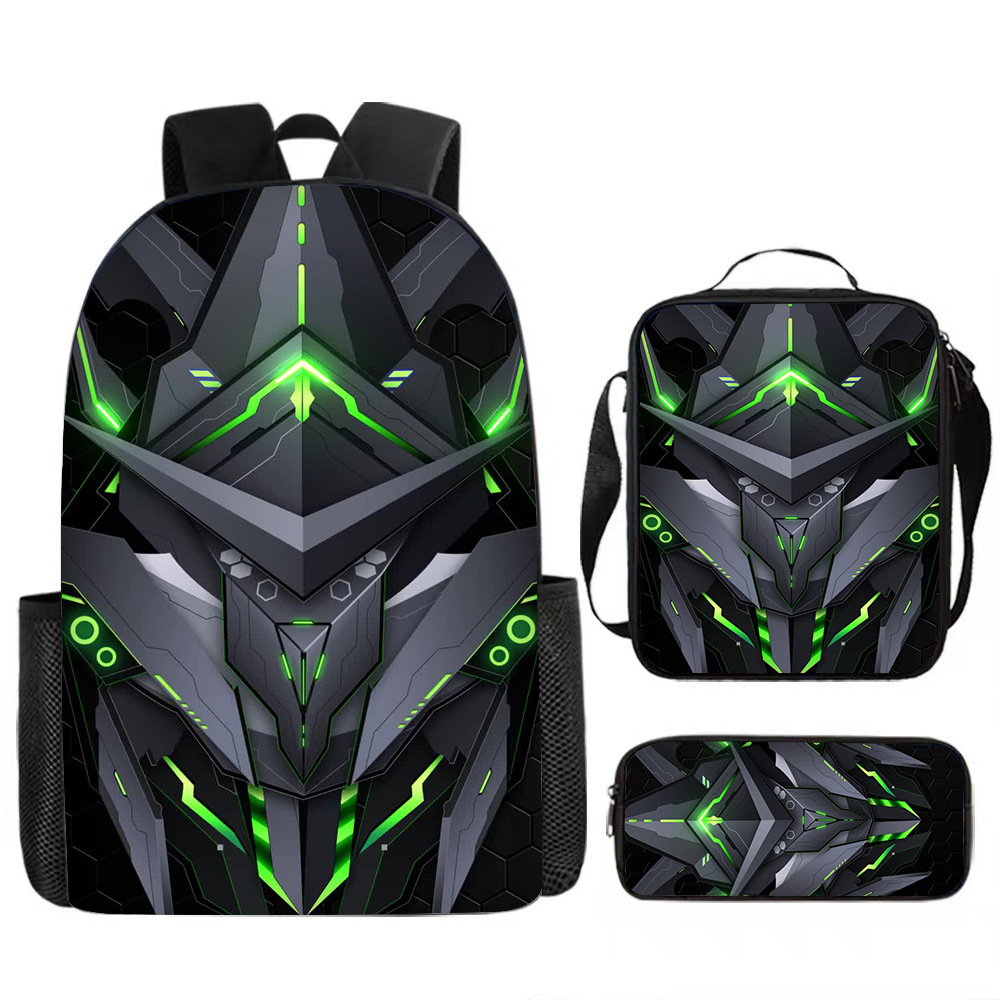 Mechanical-style Backpack With Large-capacity Storage And Dual Shoulder Straps photo 4