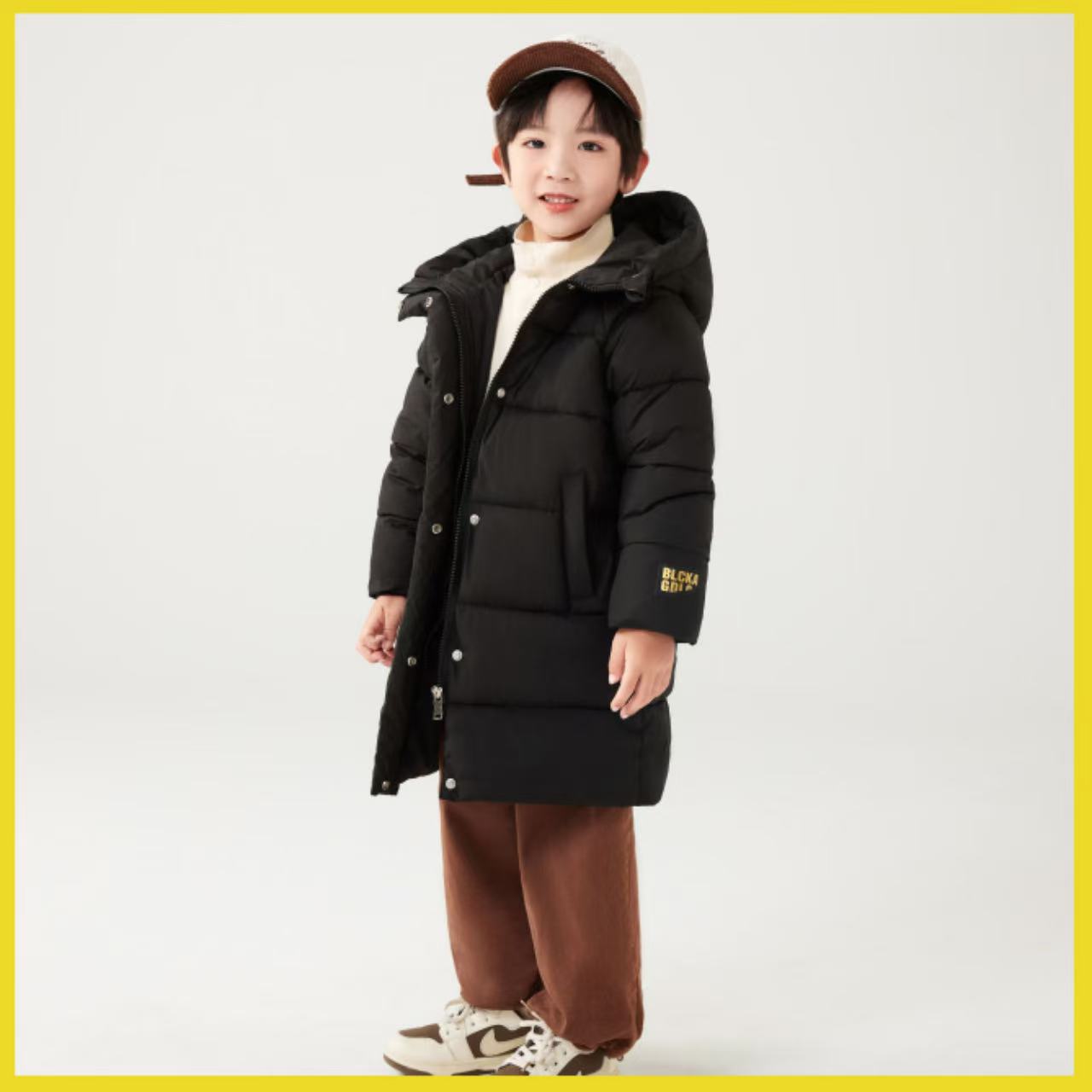 Black Gold Cotton Coat Off-season Graphene Unisex Wear photo 6