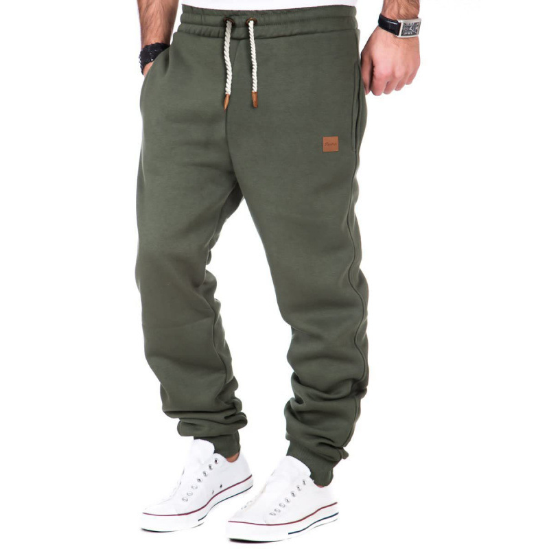 Mens AutumnWinter Patchwork Training Sweatpants photo 5