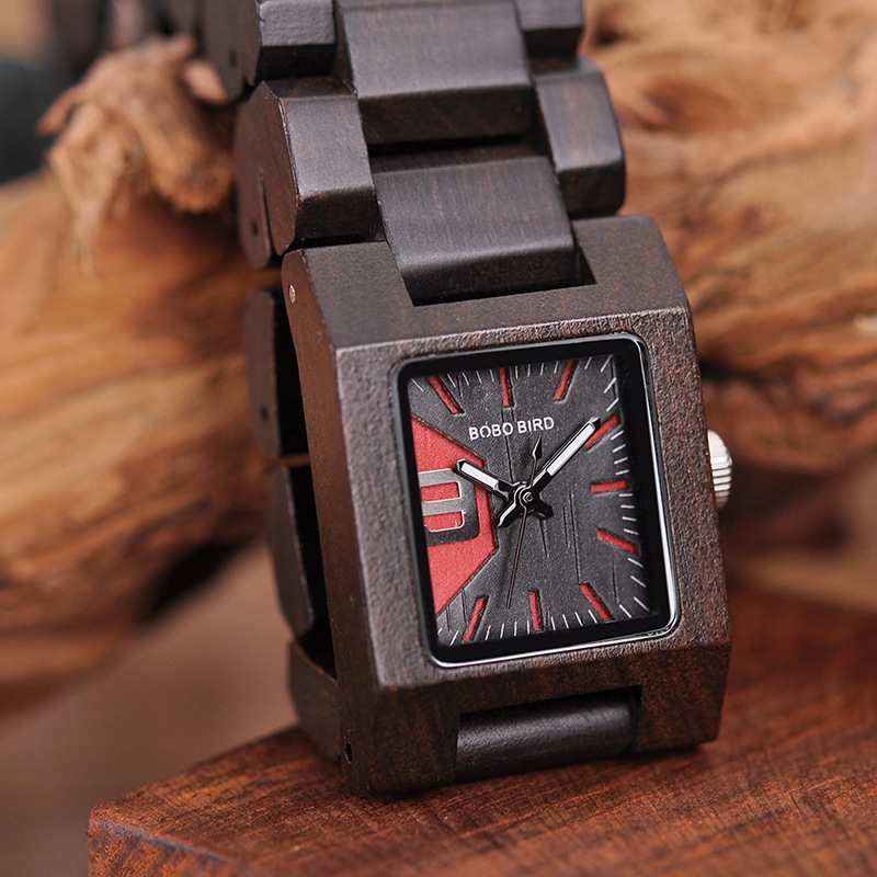 S02 Wooden Decoration Quartz Watch photo 3