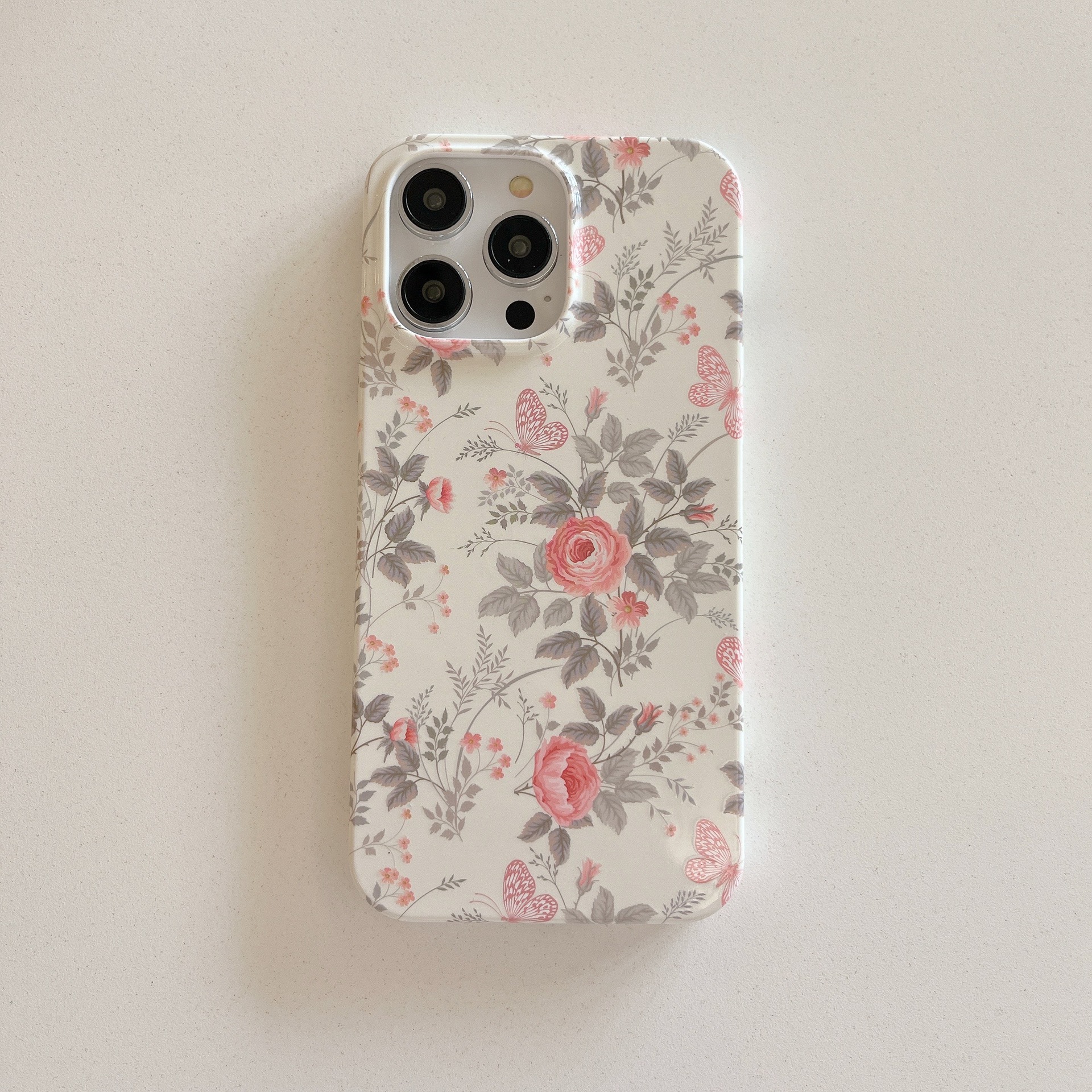 Phone Case Water Sticker Oil Painting Aeolian Bells Flower Double Film PC Drop-resistant photo 3