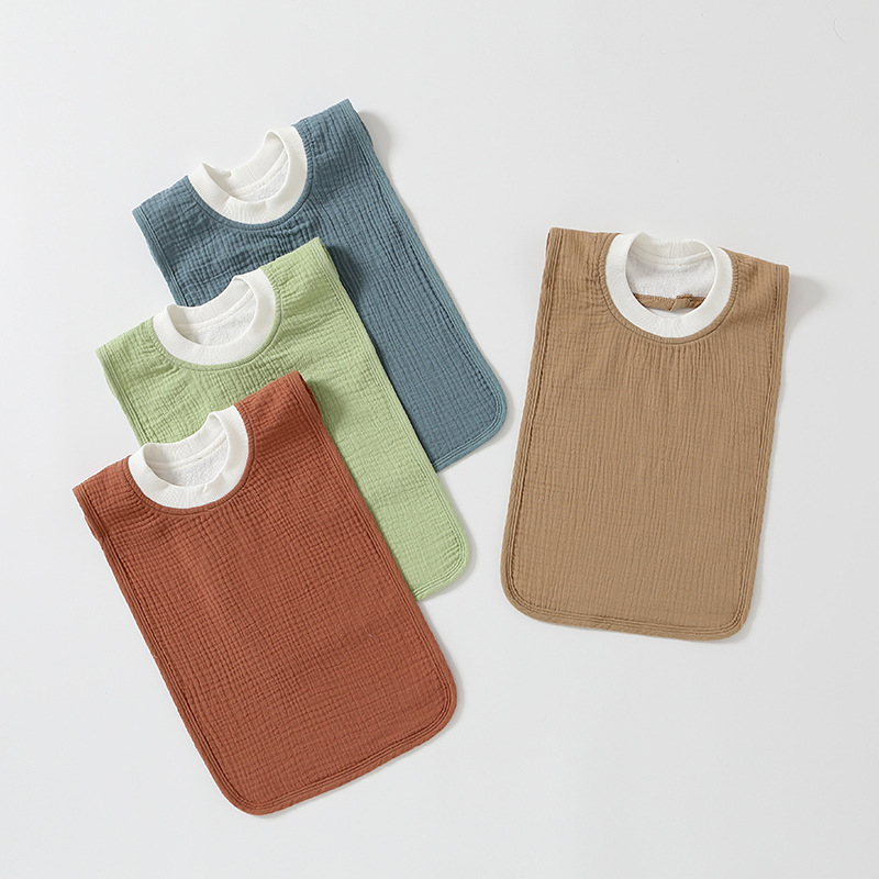 Large Childrens Washcloth Bib That Resists Stains photo 1