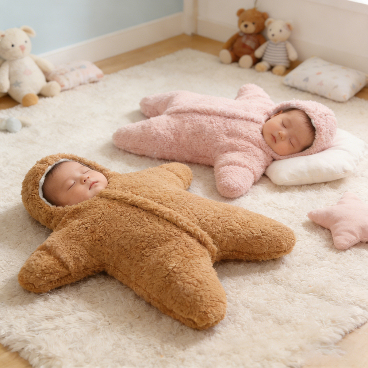 Thickened Baby Swaddle For Fall And Winter photo 1