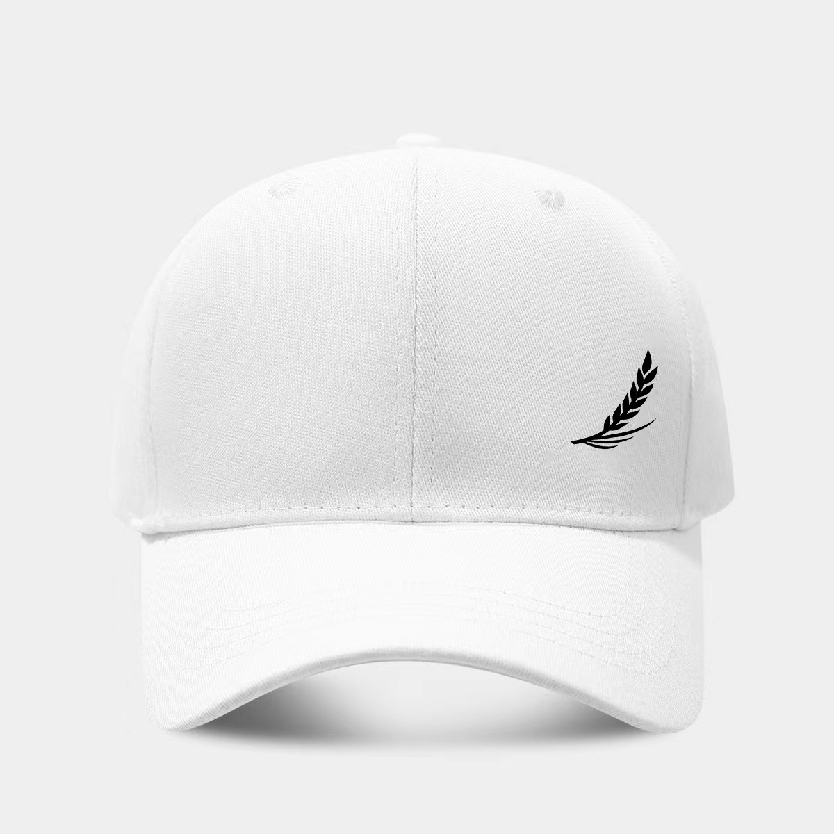 Side-hemmed Wheat-ear Print Baseball Cap For Men Outdoor Casual Style photo 4