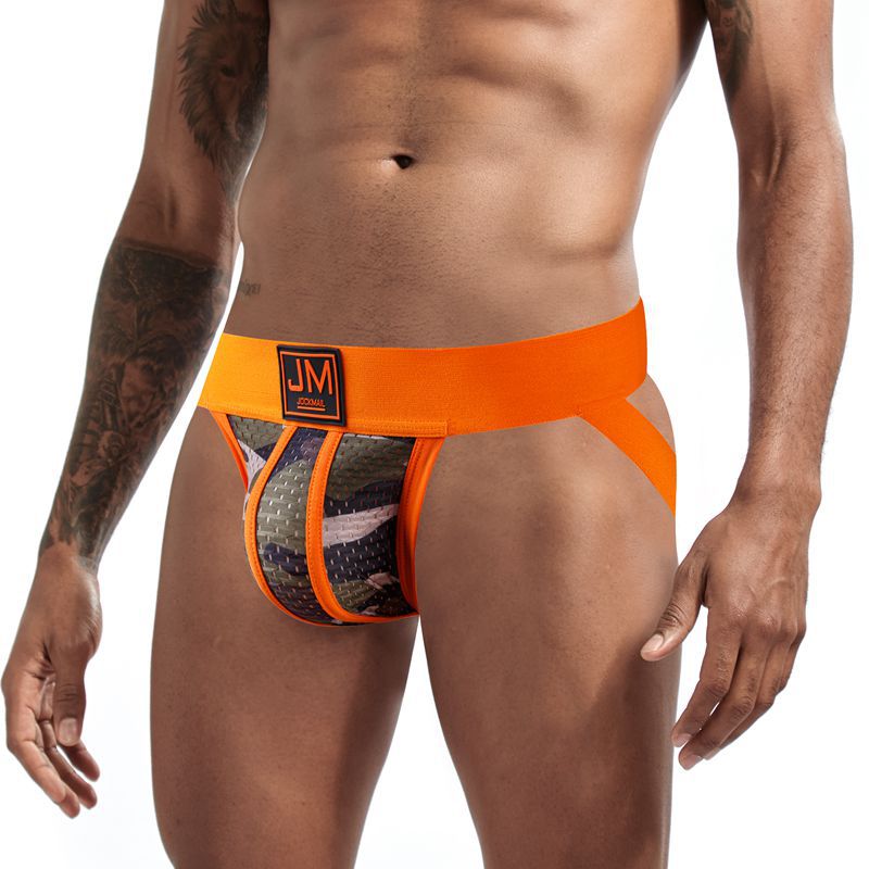 Mens Camo Mesh Thong Underwear photo 1