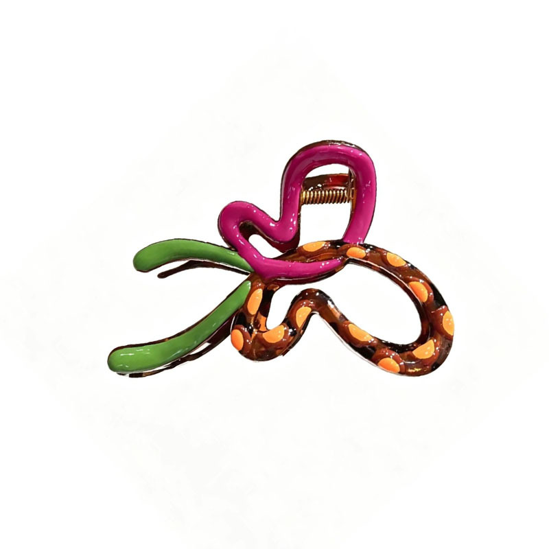 New Arrival Dripping-oil Gradient Bow Hair Clip photo 8