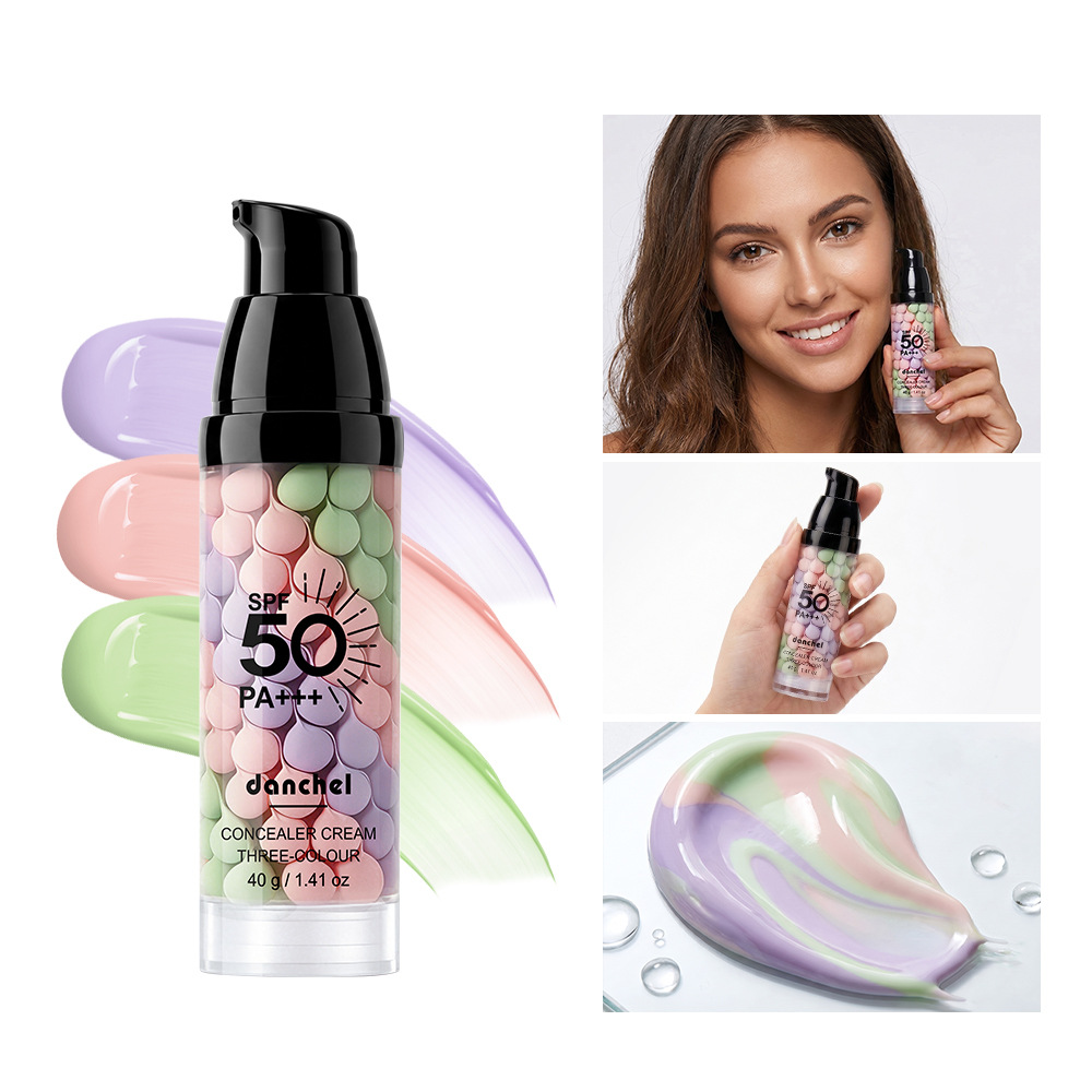 Three-color Isolating Color-correcting Cream Moisturizing photo 4