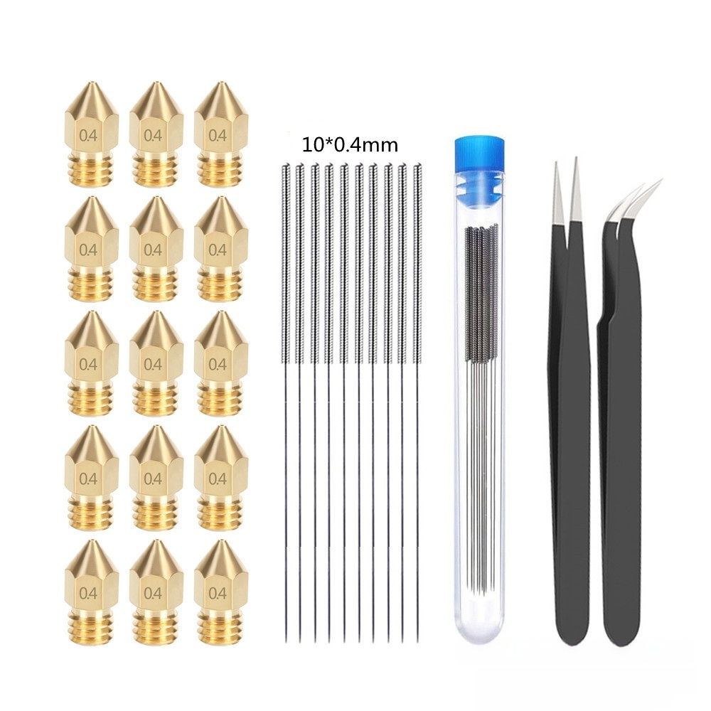 3D Printer Accessories Pointed Brass MK8 Nozzle Alloy Cleaning Pin MK8 Nozzle Kit photo 8