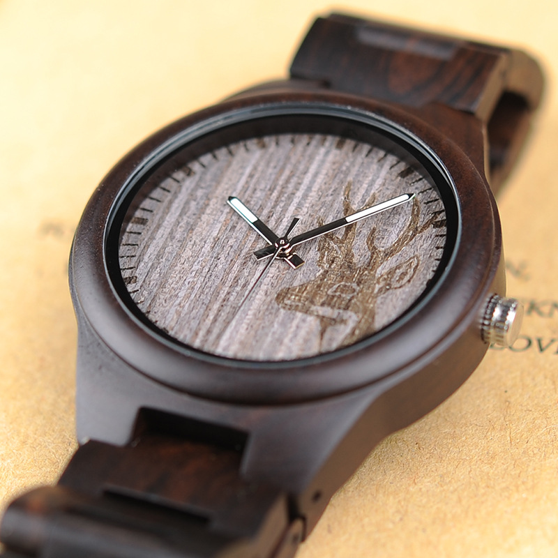 Wooden Watch Classic Analog Quartz Fashionable photo 3