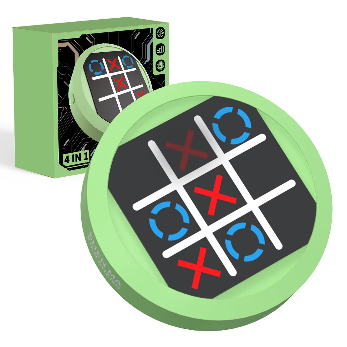 Super Tic-Tac-Toe 4-in-1 Memory Training Handheld Game Console photo 5