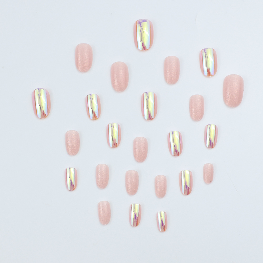 24-piece Short Oval Almond-shaped Nail Tips photo 3