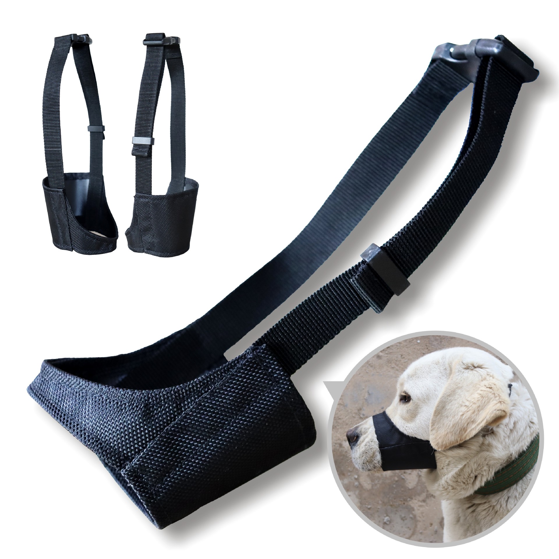 Anti-chewing Breathable Universal Dog Muzzle photo 1