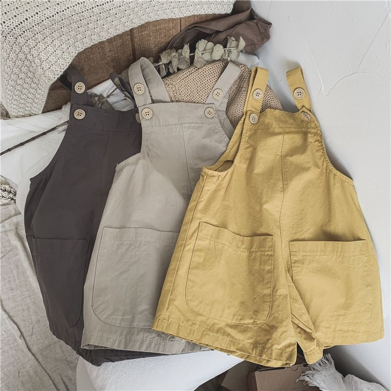 Casual Baby And Child Suspender Shorts photo 1