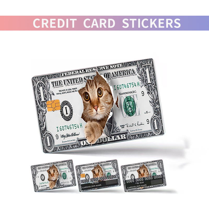 Credit Card Personalized Stickers photo 7
