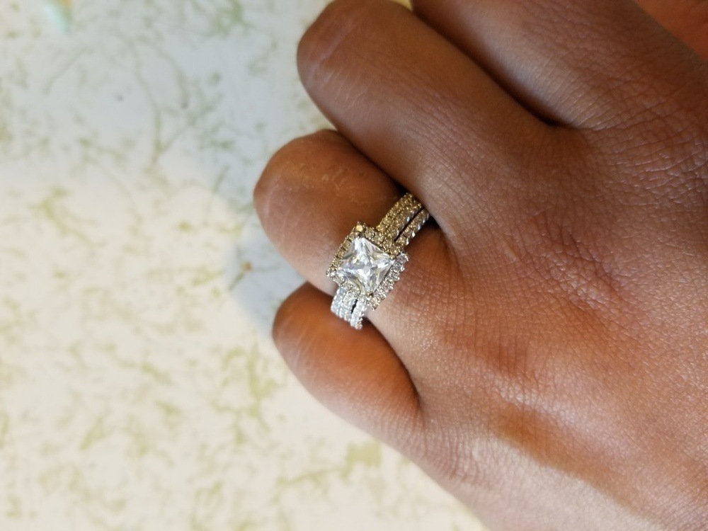 Women's Fashion Versatile Simple Zircon Ring photo 5