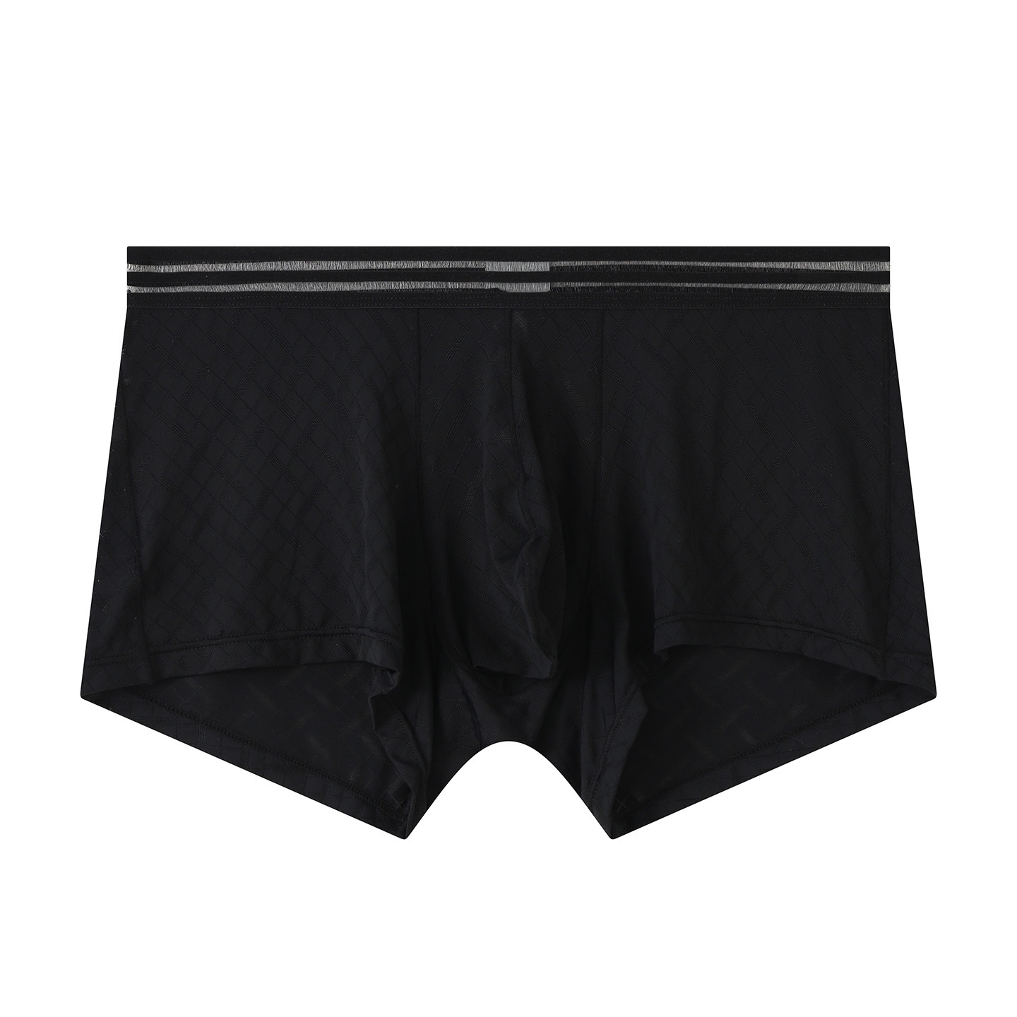 Mens Ice-silk Boxer Briefs Breathable And Cool-feel For Sports photo 6