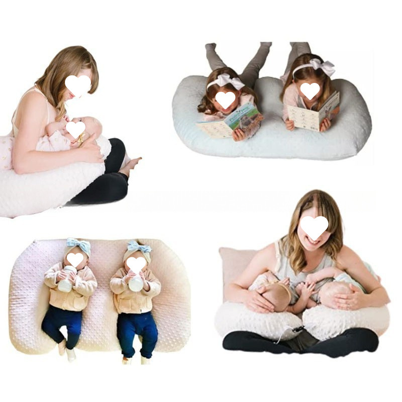 Multi-functional Nursing Pillow With Double-layer Design Baby Feeding Pillow To Prevent Milk Spillage And Spitting Up Supportive Cushion For Feeding photo 2