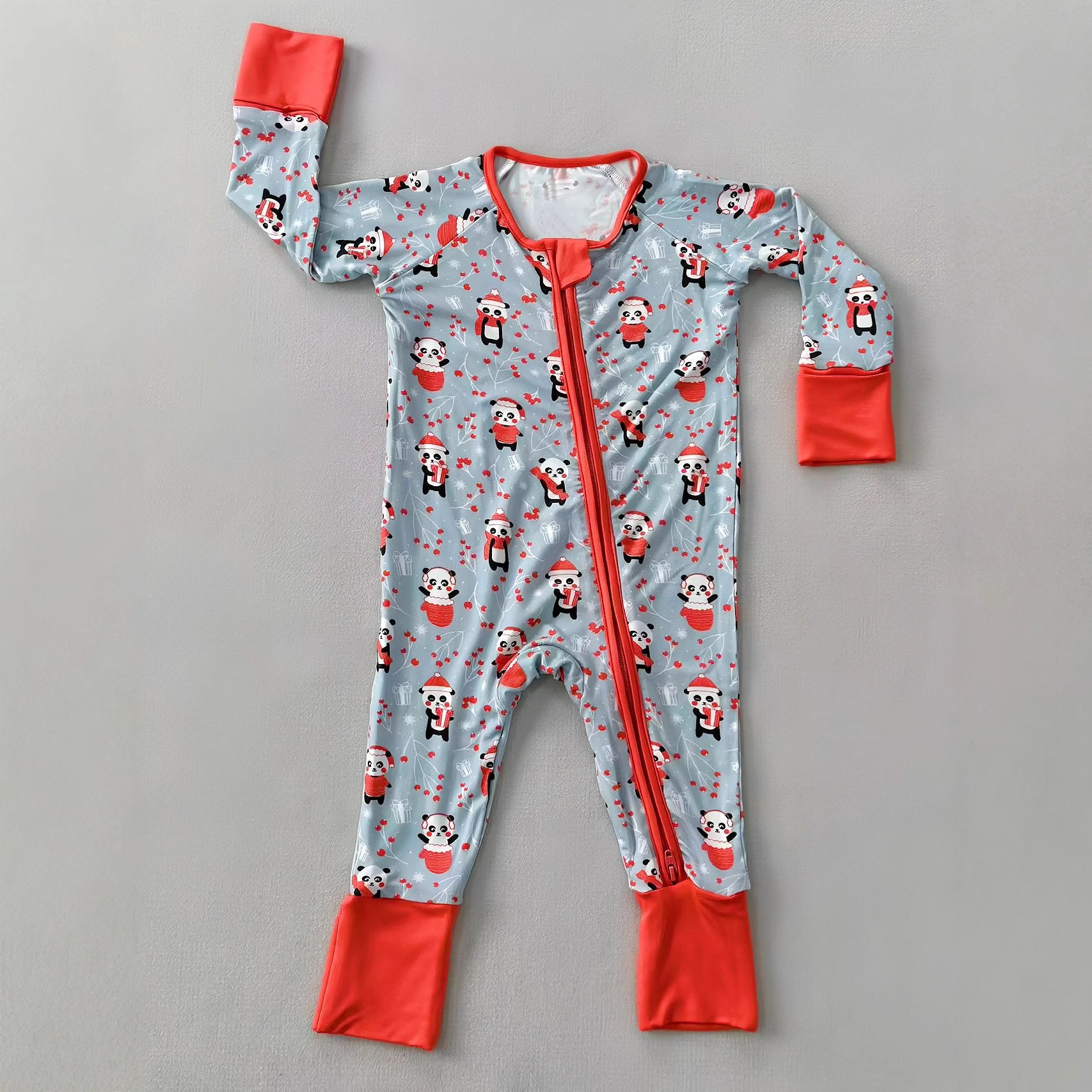 Bamboo Fiber Onesie European And American Style For Infants And Toddlers photo 7