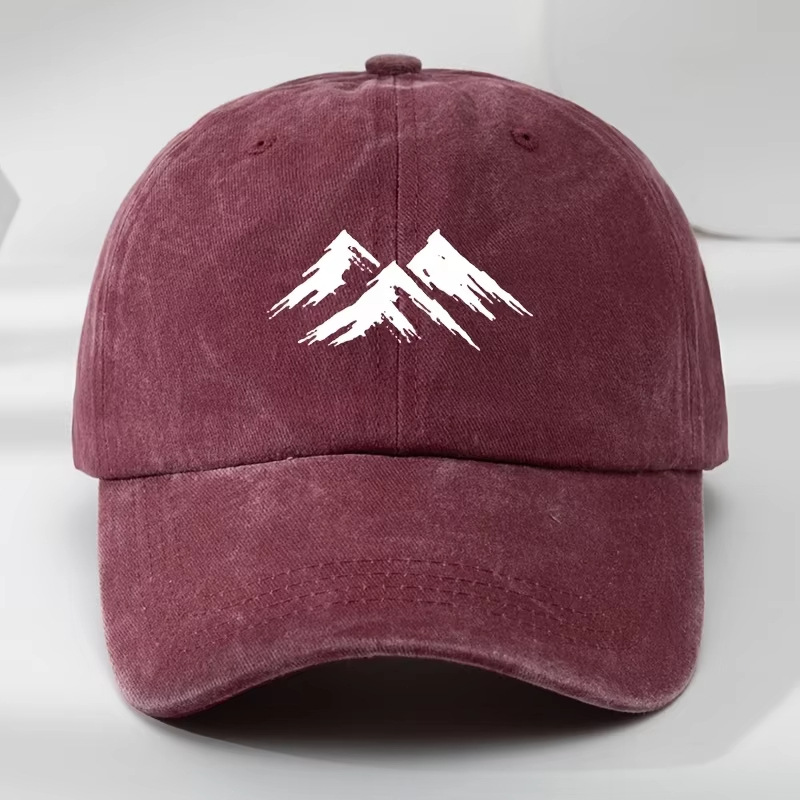 Printed Vintage Distressed Washed Mens Casual Cap photo 8