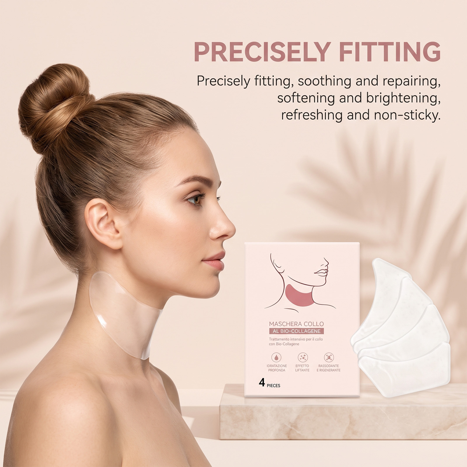 Collagen Neck Mask Refreshing Hydrating And Firming photo 2