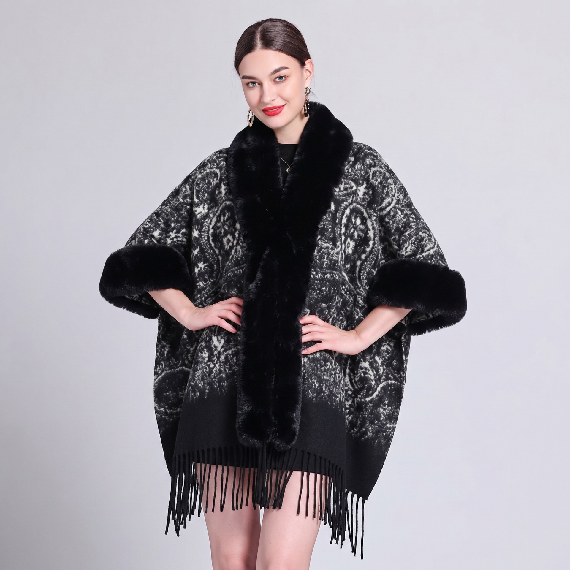 Soft And Warm Womens Tassel Scarf Shawl photo 8