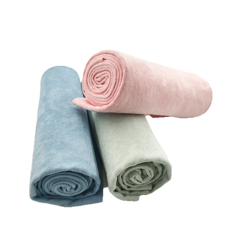 Silicone-backed Skin-friendly Antibacterial Yoga Mat Towel photo 6