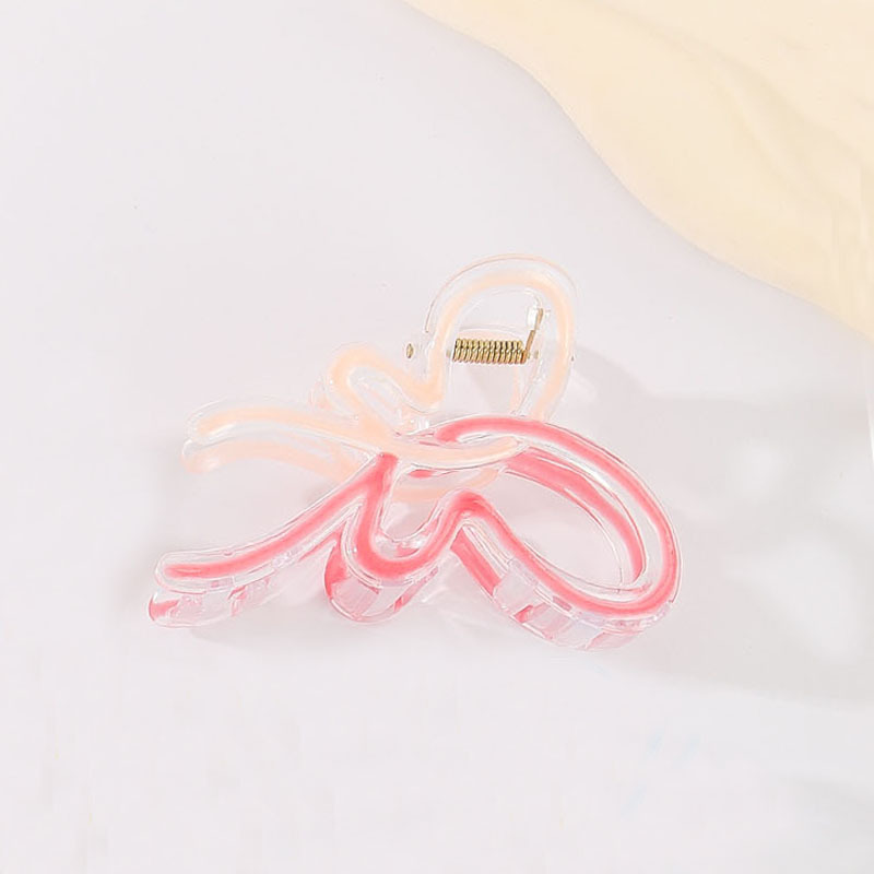 New Arrival Dripping-oil Gradient Bow Hair Clip photo 2