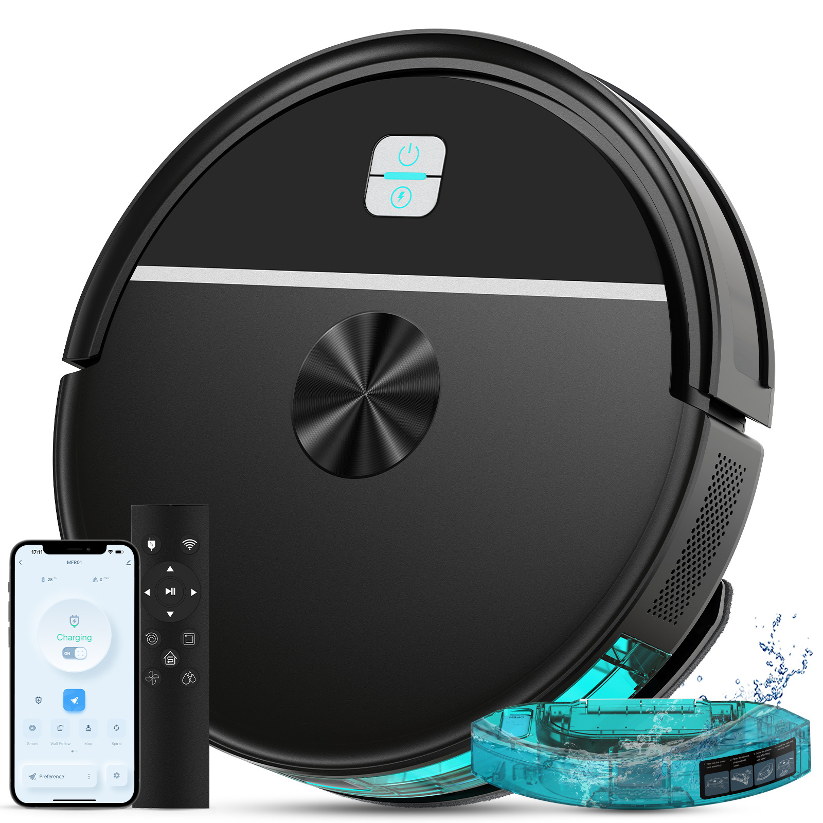 Smart Home Infrared Obstacle Avoidance And Automatic Recharging Vacuum Cleaner photo 3