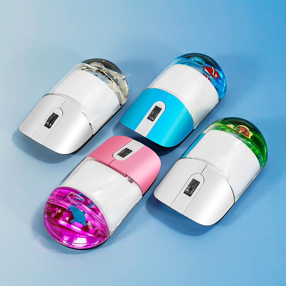 Plastic Decorative Gifts A Variety Of Floating Animal Designs In Smart Wireless Mice photo 6