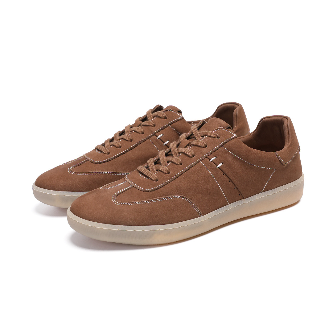 Water-washed Leather Versatile Mens Shoes With A Thin Sole And A Premium Feel photo 4