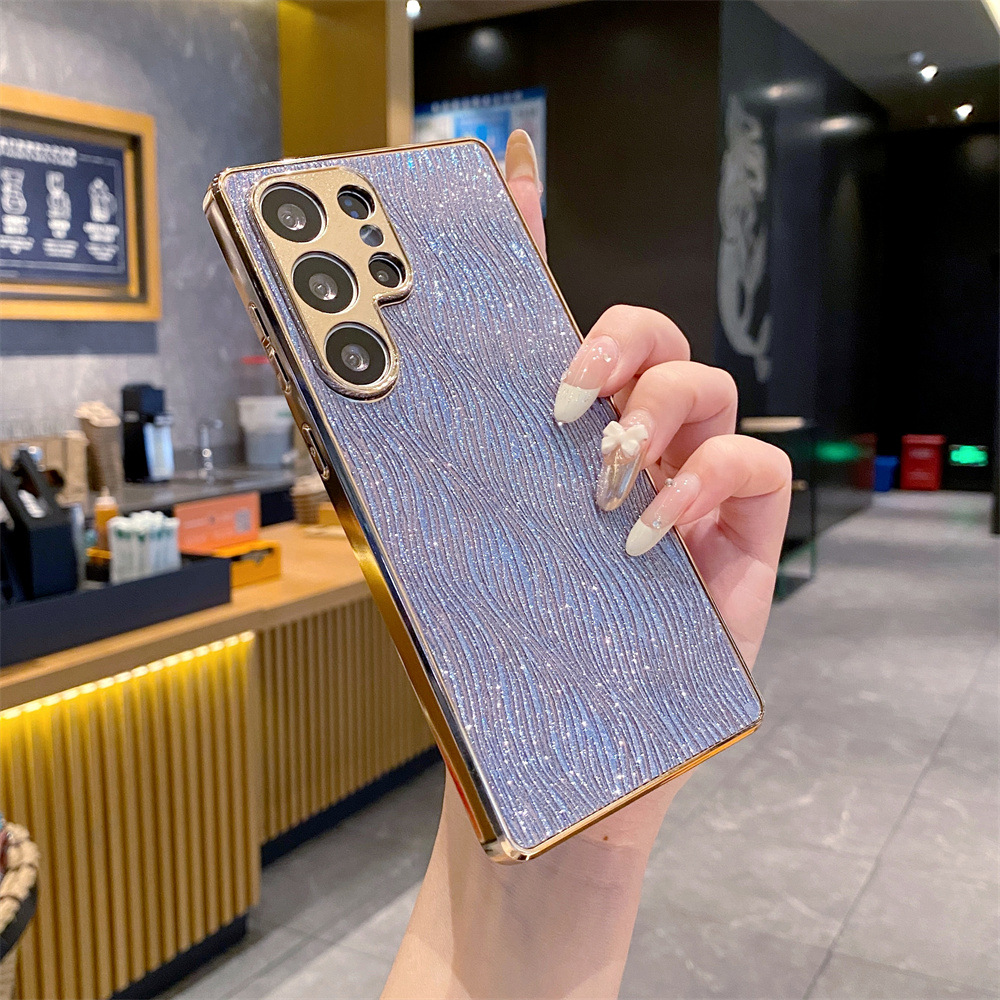 A56 Electroplated Glitter Water-wave Phone Case photo 6