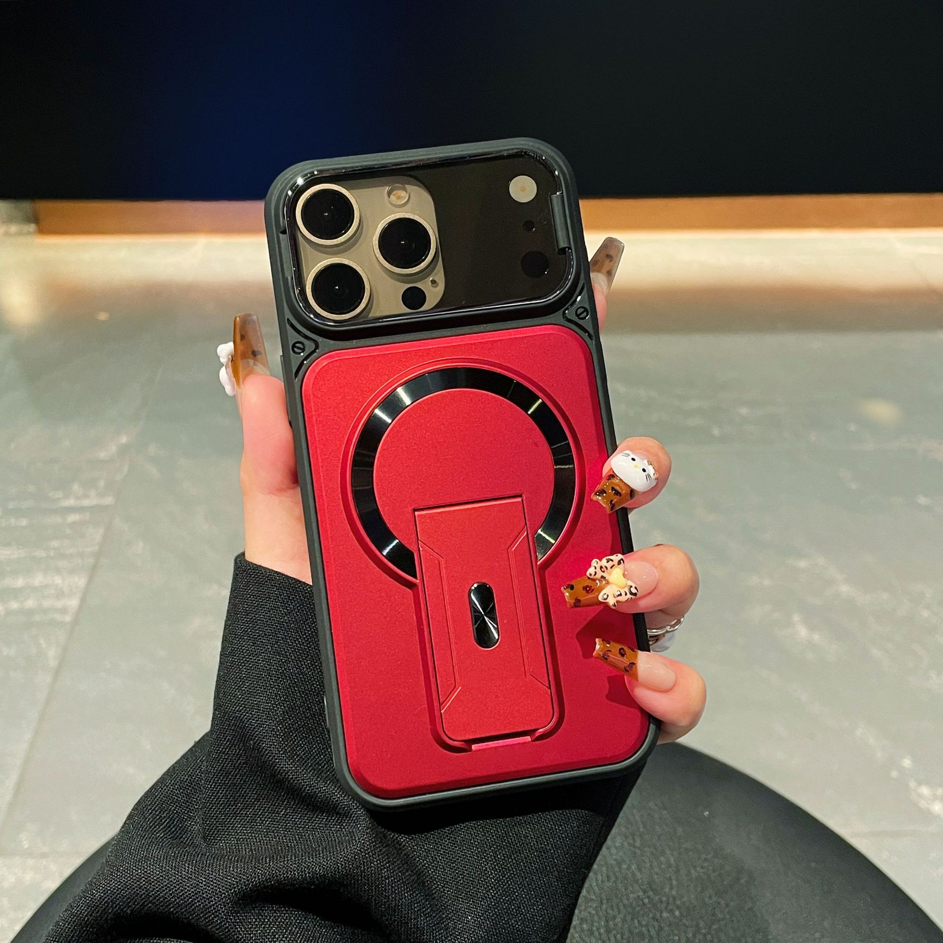 Pinshun Multi functional Magnetic Phone Case With Drop esistant Lens Protection photo 6