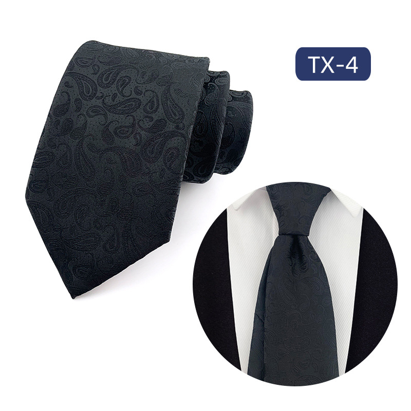 Mens Jacquard Woven Business-casual Tie photo 5